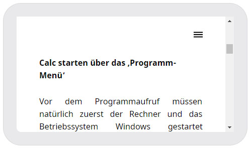 Umbraco Vorschau Mobile Ansicht